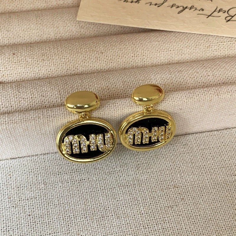 Cercei Murmur negri cu detalii – Stil modern și elegant pentru femei | Hit Instagram 2026