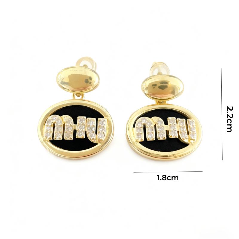 Cercei Murmur negri cu detalii – Stil modern și elegant pentru femei | Hit Instagram 2026