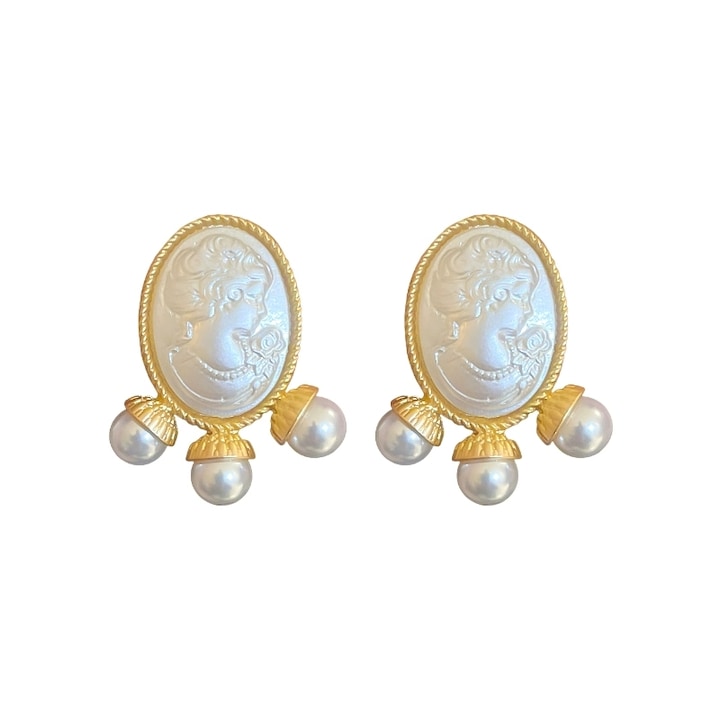 Murmur vintage earrings with engraved details, made of 925 silver - elegant jewelry for women, sophisticated and unique design