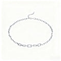 Murmur New Cuban Necklace, 925 Silver with Zircons and Geometric Design ¨C Minimalist and Modern Jewelry for Women, Elegant and Trendy Style