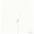 Murmur Asymmetrical Pearl and Fringed Alloy Necklace ¨C Modern Jewelry for Women, Perfect Gift and Versatile Accessory