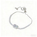 Murmur bracelet with cubic zirconia crystals and crystals - elegant jewelry for women, refined gift